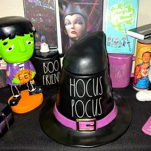 Large Rae Dunn Hocus Pocus Halloween Witch Hat
